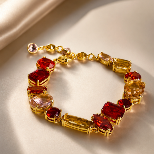 Austrian Crystals Multi-color Bracelet