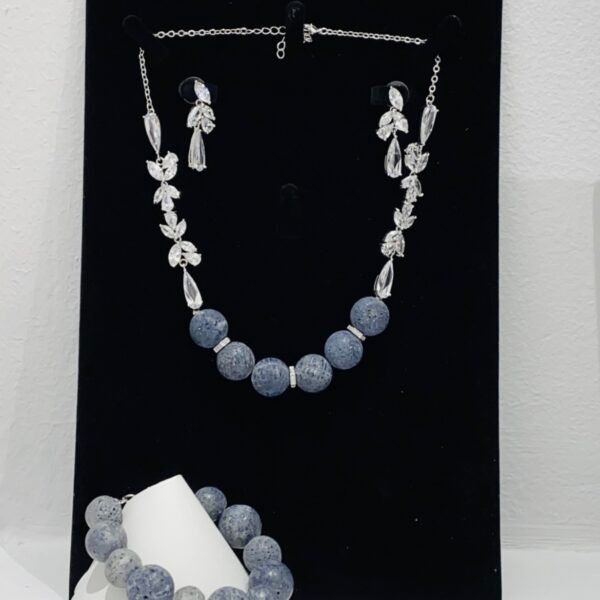Grey bamboo coral set
