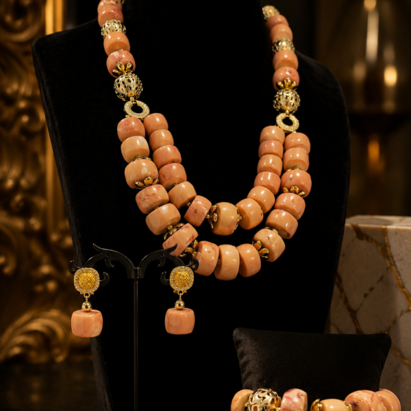 Light pink coral set